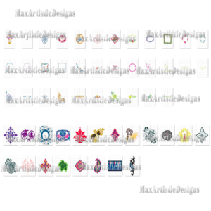 Más de 25 patrones de bordado de casas Diseños de bordados a máquina