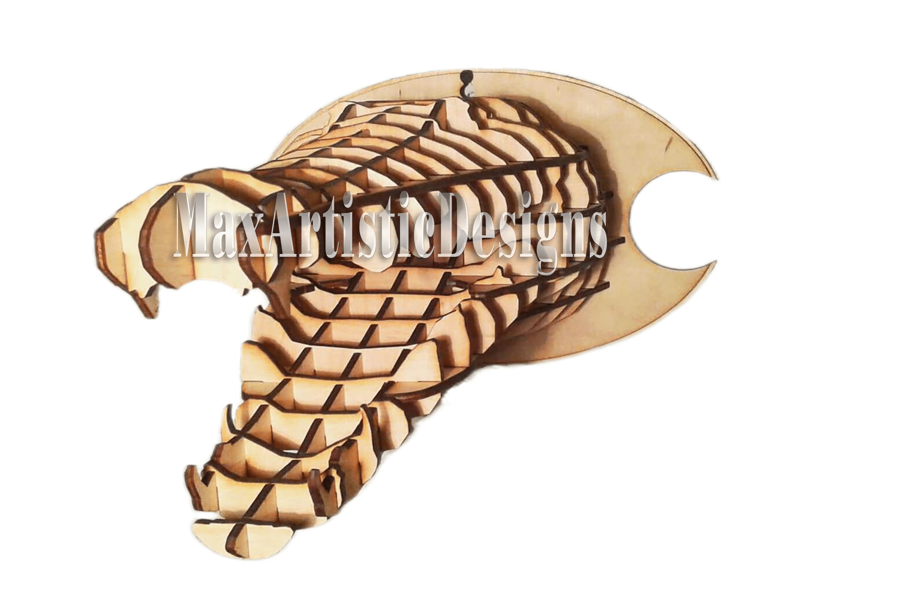 20+ animal head cnc wall decoration set in dxf cdr file formats pantograph for cnc router, plasma cut digital download