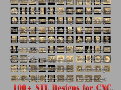 100 3d stl models - " bas-relief collection " for cnc artcam 3d printer aspire