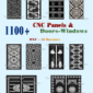 1100 archivos dxf paneles de arco de ventanas de puerta para enrutador de plasma archivos de corte láser cnc descarga de vectores