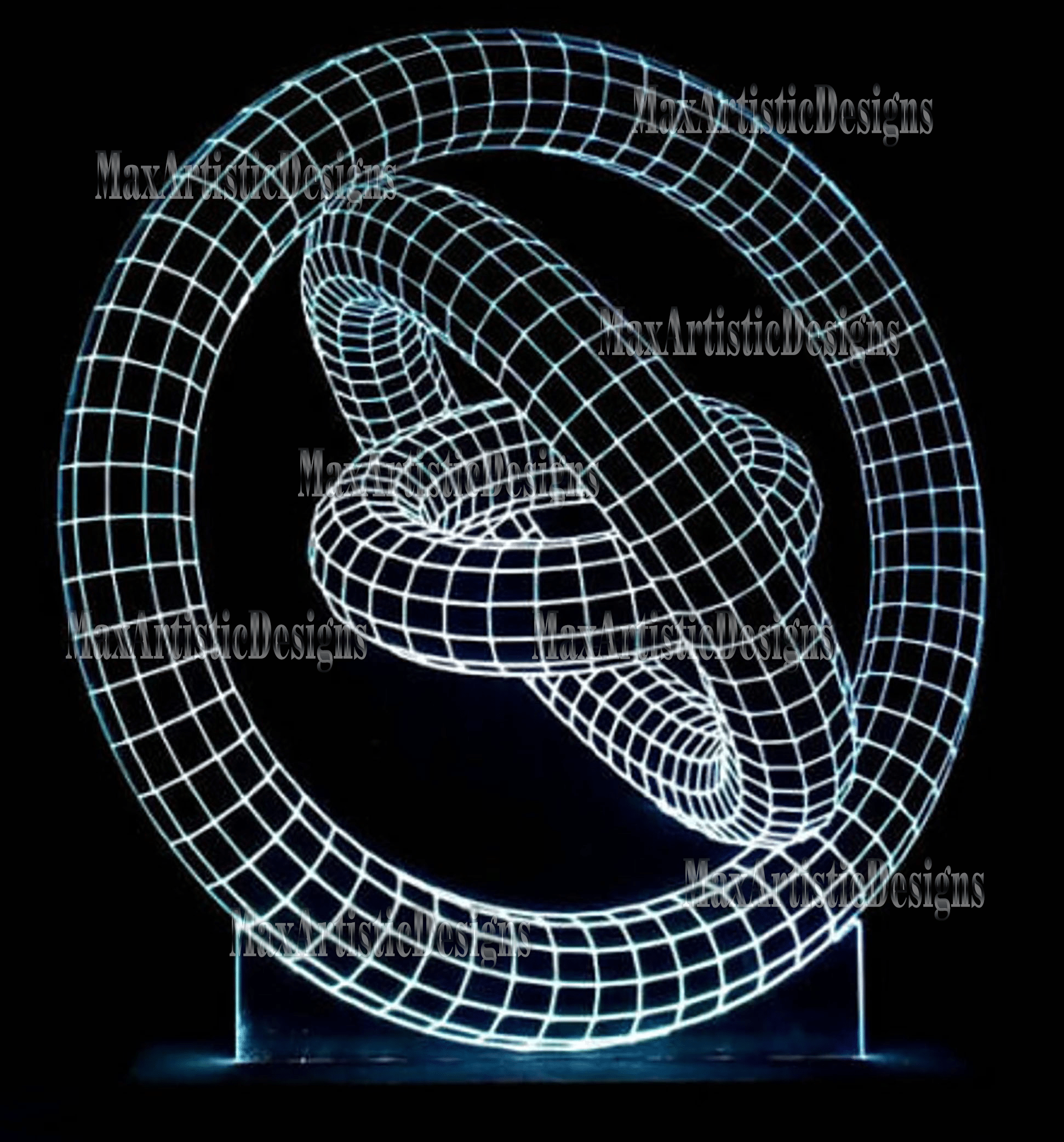 50+ cnc vectors for 3d acrylic illusionist led lamps in pdf dxf jpg file formats for cnc and laser cut machine