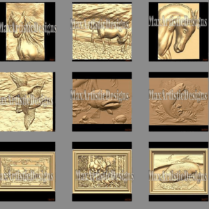 100 modelos 3d stl - "colección de bajorrelieves" para la impresora cnc artcam 3d aspire