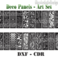 Más de 19 paneles vectoriales dxf cdr 
