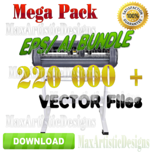 200,000+ Eps vectors bundle clipart design logos icon fonts vinyl -cut signs and more for plotter laser scan designs