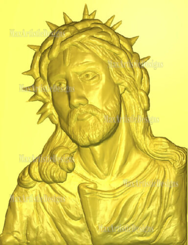 religious vectors christ 4 pieces 3d stl models for cnc router printer artcam aspire
