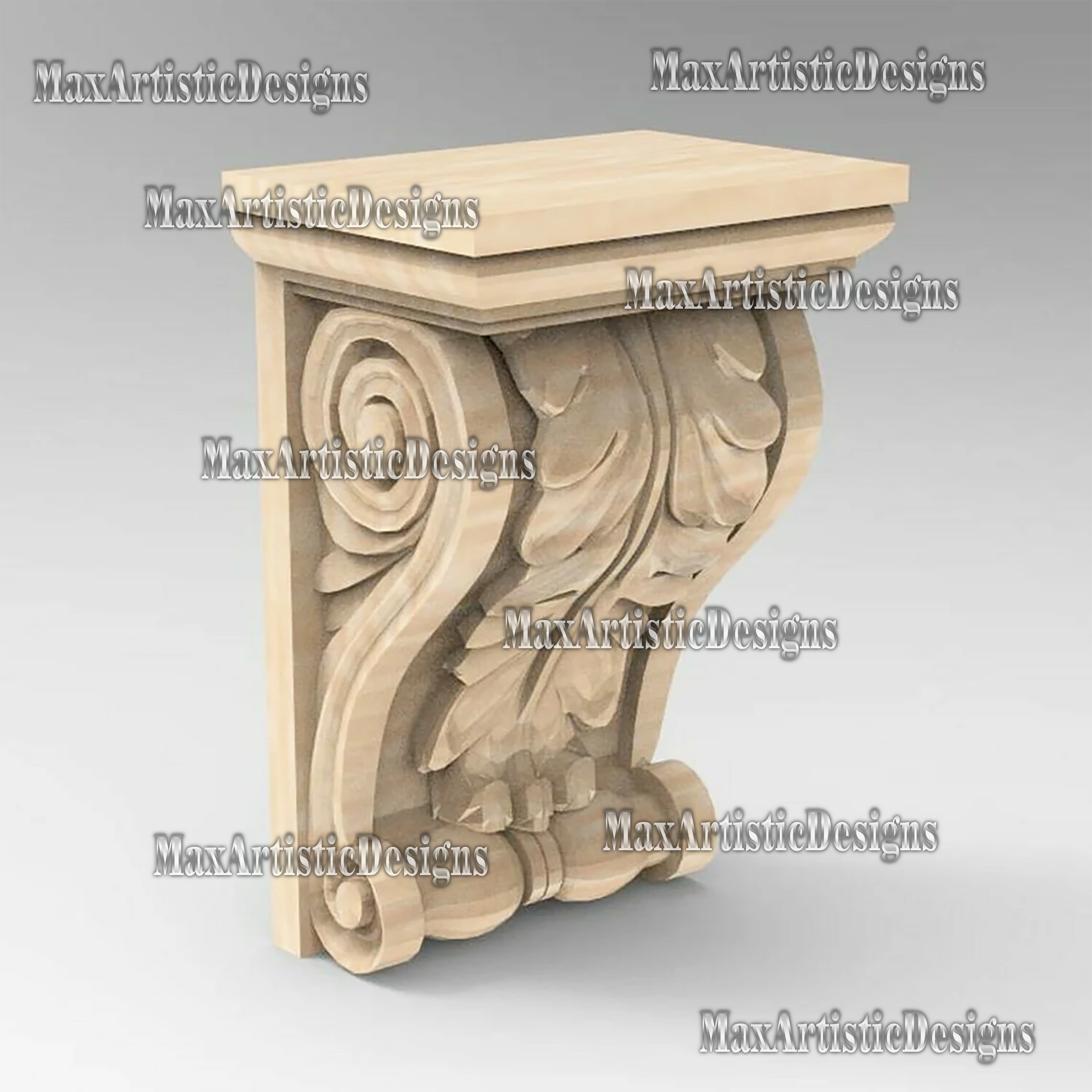 30 soportes, patas, modelo 3D para máquina de escultura de figura tallada 3D cnc en archivo STL, decoración de capitel de muebles 3D