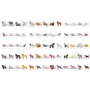 Más de 550 diseños de bordado de perros para bordado a máquina en formato pes jpg descarga