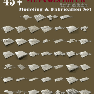 40 + PC-Fertigungsplatten 3D-STL-Modelle für CNC-Fräser Artcam Aspire Download
