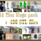 colección 430+ stl 3d películas modelo de impresión de arte stl relieve para corte cnc láser de plasma en formato stl