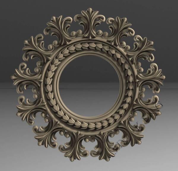 stl 3d models 50+ circle frames set for cnc router aspire artcam engraver carving