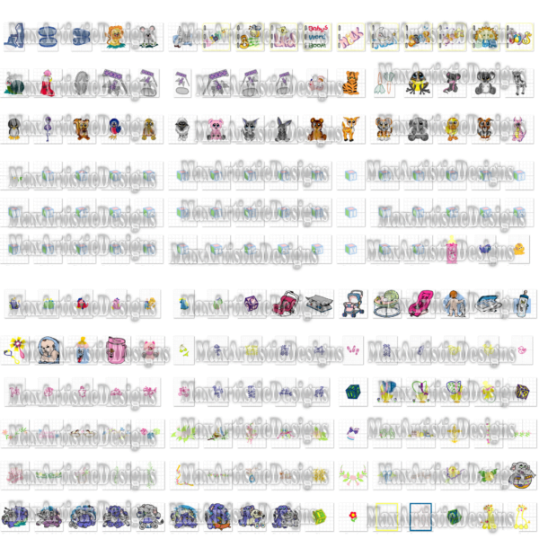 3500+ baby animals embroidery patterns files pes format download