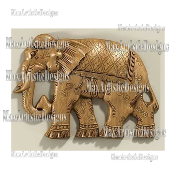 Paquete de alivio de elefantes de modelos stl de 9 piezas para enrutador cnc artcam aspire descargar