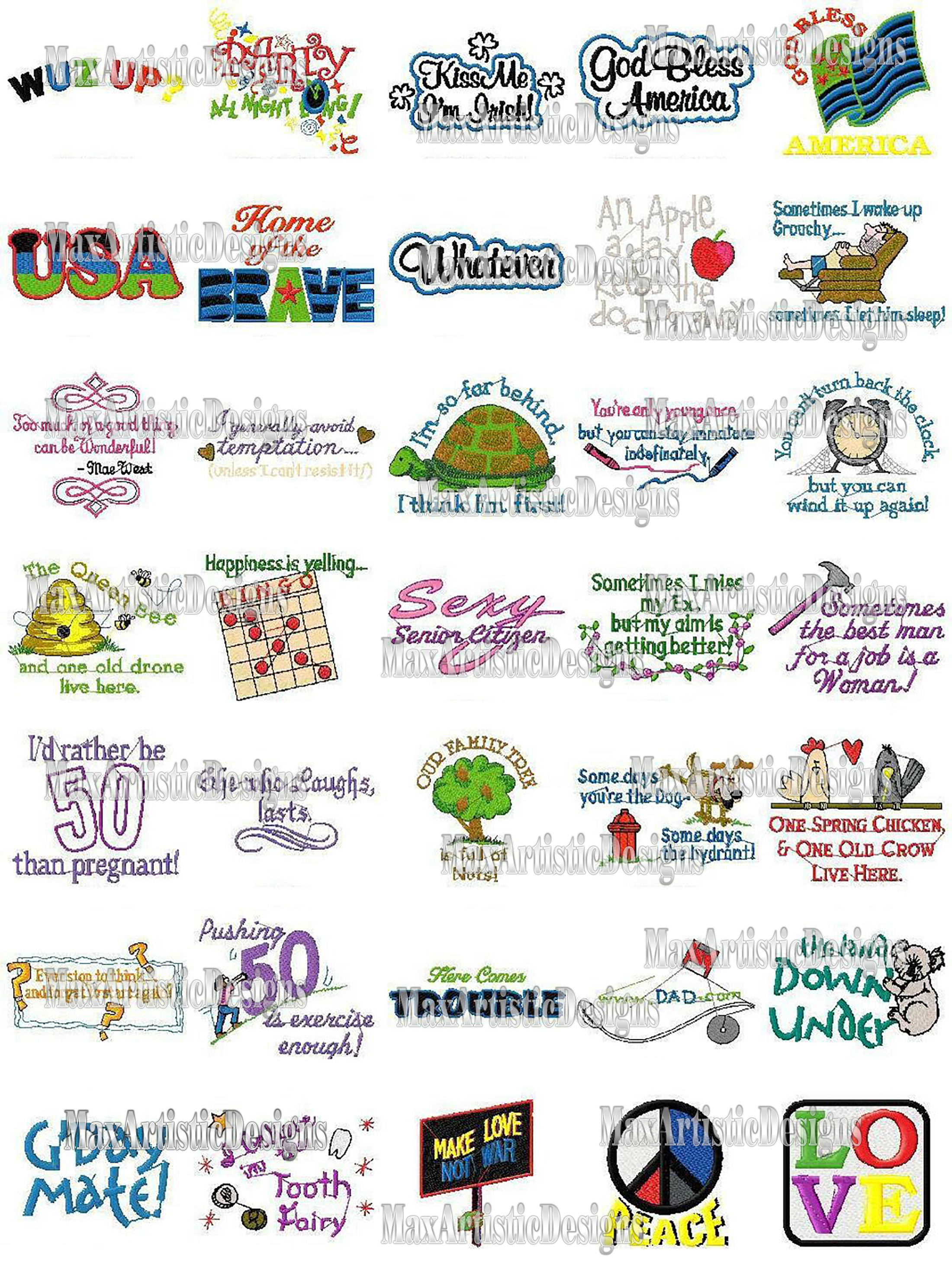 1000+ embroidery greetings slogans sayings embroidery machine patterns in pes file format