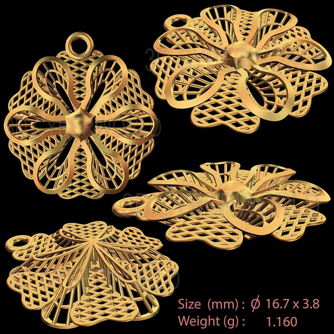 12 pièces 3d stl impression bijoux boucles d'oreilles turques modèles pour imprimante cnc, artcam, vcarve cut3d