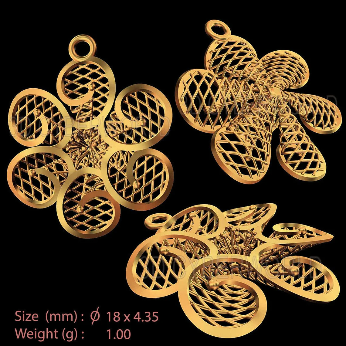 12 pieces 3d stl print jewelry turkish earrings models for cnc printer, artcam, vcarve cut3d