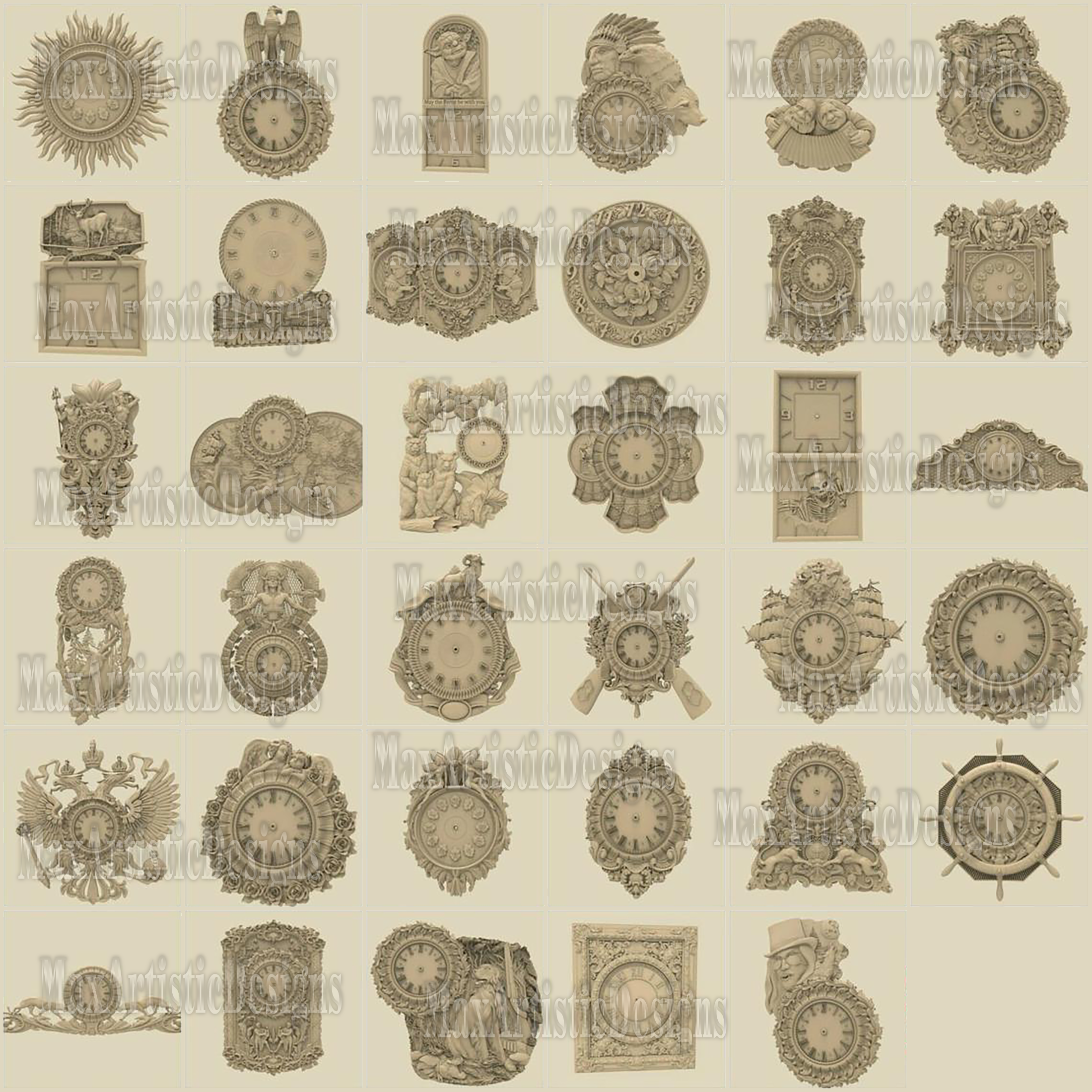 520+ animals 3d stl pack  for basrelief models collection for cnc machine relief artcam aspire cut 3d
