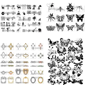 90,000+ cnc vectors dxf, cdr, 20 gb art for laser cutting, cnc router, waterjet, and more digital download