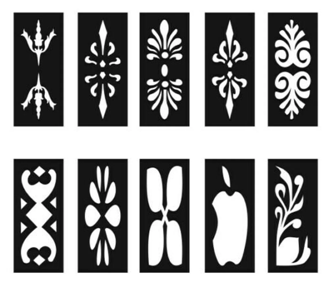 100 cnc vector panels flowers trees doors frames for plasma laser router cut tested at cnc dxf cdr format download