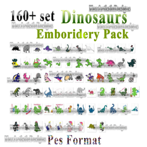 160+ dinosaurs embroidery patterns Machine embroidery designs