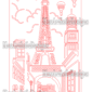 Dxf Vector Paris Eiffel Tower Wall Panel Dxf Cdr Ai Per Il File Di Taglio Laser Del Router Al Plasma Testato Download