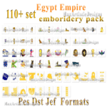 116 egyptian empire embroidery files for stitch machining pes dst jef jpg download