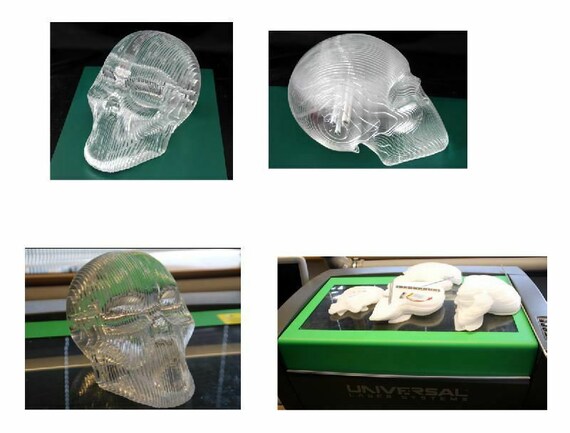 Cranio 3d cnc in formati di file dxf dwg eps per router al plasma con taglio laser cnc, taglierina laser, taglio del legno a getto d'acqua
