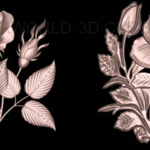 18+ stl Rosen und Blumen 3D-Modelle für STL-Relief CNC-Fräser STL-Format Art.-Nr