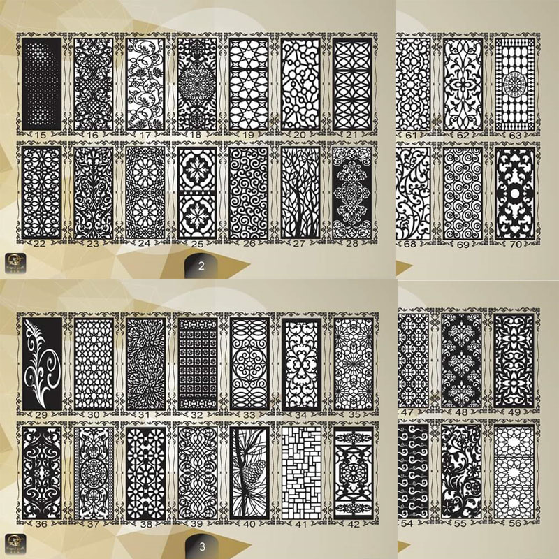 2000 porta di metallo casa giardino arredamento foglio formato dxf 2d disegno vettoriale per cnc laser 1.jpg