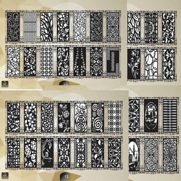 2000 porta di metallo casa giardino arredamento foglio formato dxf 2d disegno vettoriale per cnc laser 2.jpg