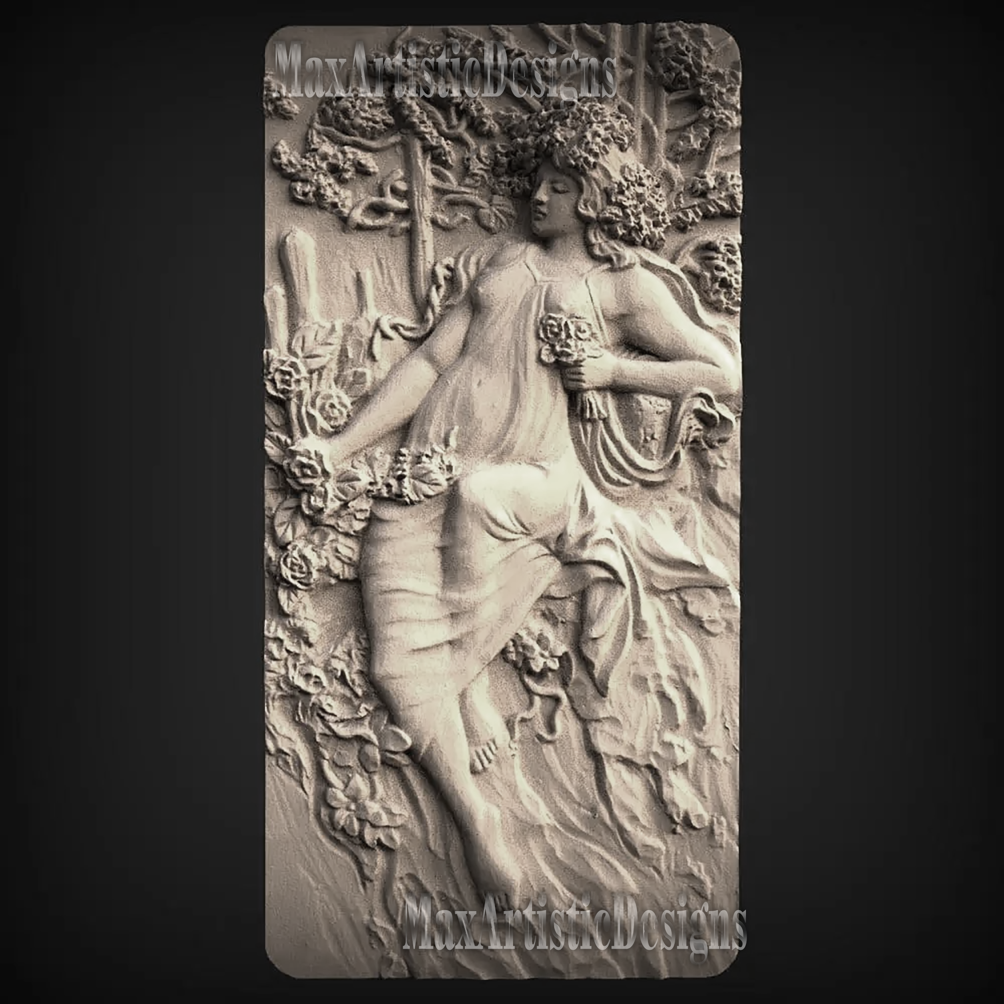 6 unités 3d STL Modèle Femmes Mythologie pour CNC Routeur Imprimante 3D Artcam Aspire Bas Relief_Wall Decor Relief