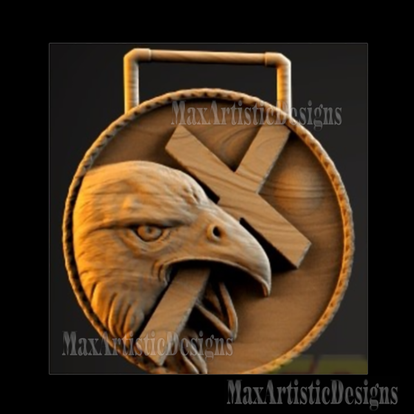 8 3d stl medals for jewelry printing in 3d stl format for 3d printers digital download