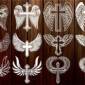 12x Crosses with wings 2d cnc models for laser plasma cut machines in DXF and SVG formats - Digital Download