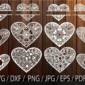 Más de 10 vectores Heart cnc para Plasma Cnc Laser Cut en formato SVG DXF EPS