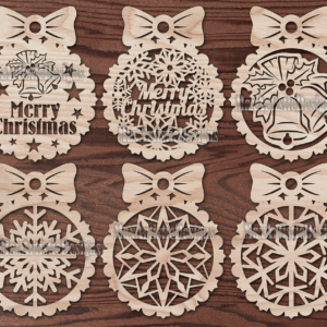 5+ christmas tree toys cnc 2d vectors for laser cutting in dxf svg cdr ai file formats digital download