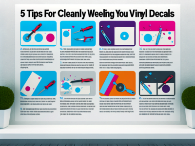 5 Tips for Cleanly Weeding Your Vinyl Decals